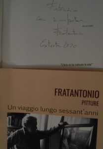 Fratantonio pitture un viaggio lungo sessant'anni, dedica, Modica 2020